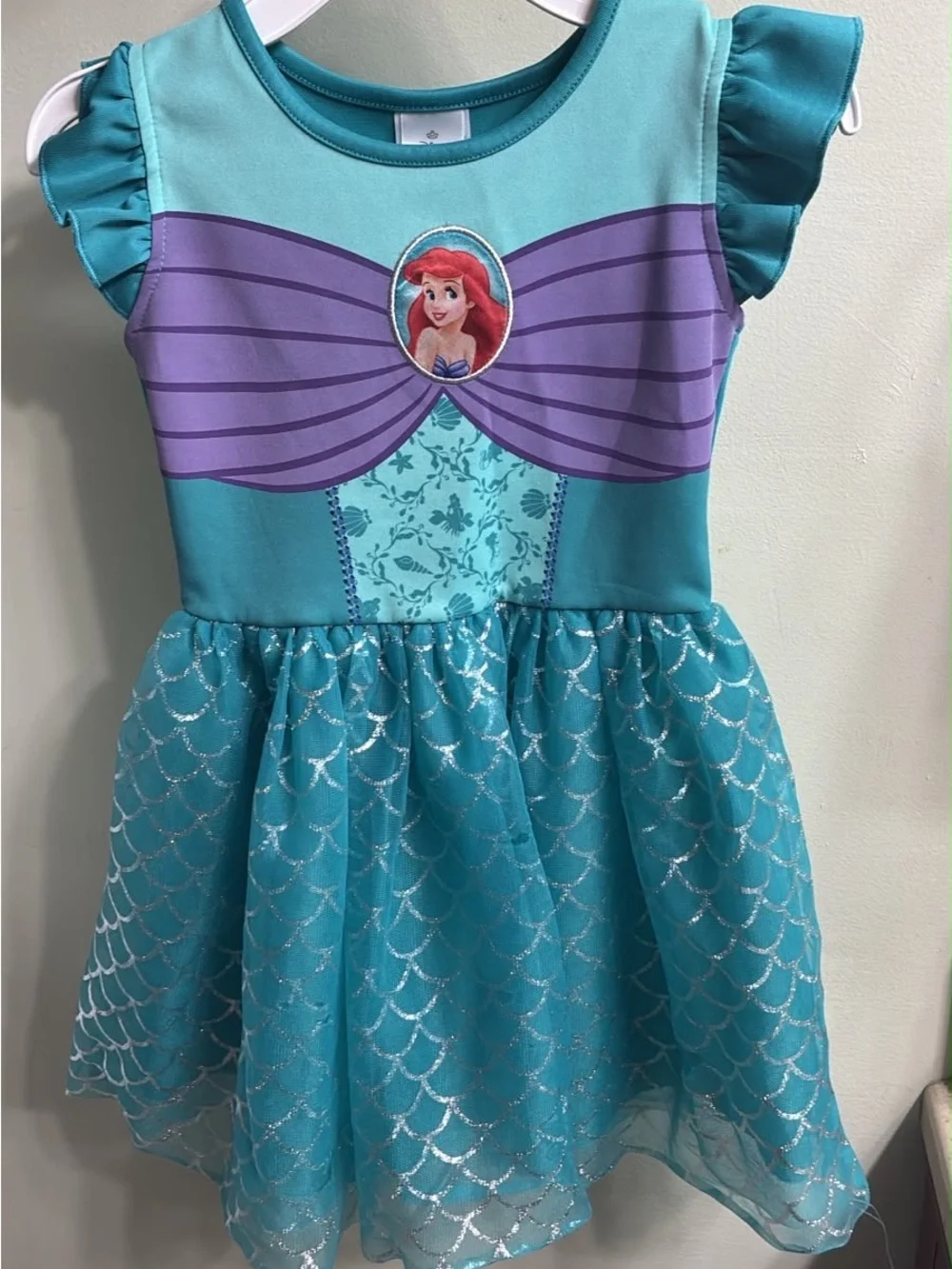Disney Teal and Purple Ariel Mermaid Dress Costume
